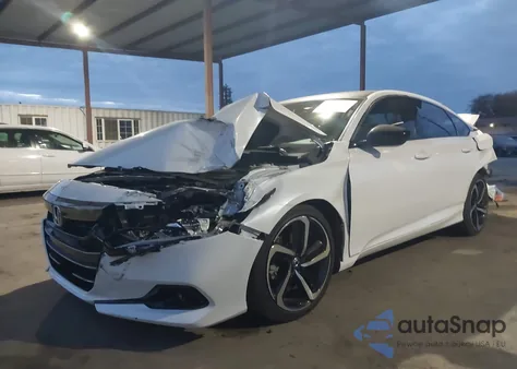 2022 Honda Accord Sport from USA, damaged, VIN 1HGCV1F38NA065591